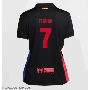 Barcelona Ferran Torres #7 Seconda Maglia Femmina 2024-25 Manica Corta